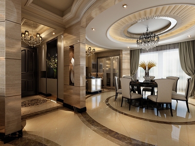 220平米90萬預算，簡歐風三居室如何打造？上海裝修案例大全解析